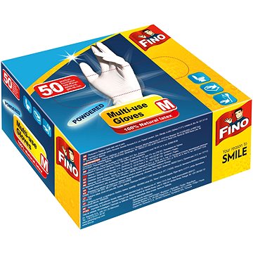 FINO jednorázové rukavice vel. M, 50 ks