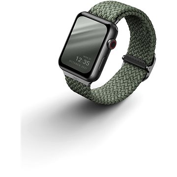 E-shop UNIQ Aspen Braided Armband für Apple Watch 42/44/45/Ultra 49mm grün