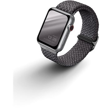E-shop UNIQ Aspen Braided Armband für Apple Watch 44/42mm grau
