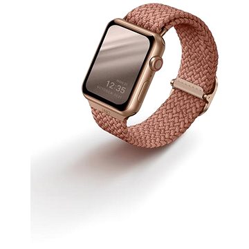 E-shop Uniq Aspen Flechtarmband für Apple Watch 42/44/45/Ultra 49mm - rosa