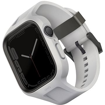 E-shop UNIQ Monos 2in1 Armband und Schutzhülle für Apple Watch 44 mm / 45 mm - grau