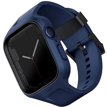 E-shop UNIQ Monos 2in1 Armband und Schutzhülle für Apple Watch 44 mm / 45 mm - blau