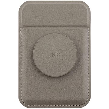 E-shop UNIQ Flixa magnetische Brieftasche und Halter mit Griff, Flint grey