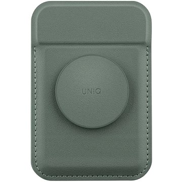 E-shop UNIQ Flixa magnetische Brieftasche und Halter mit Griff, Lichen green