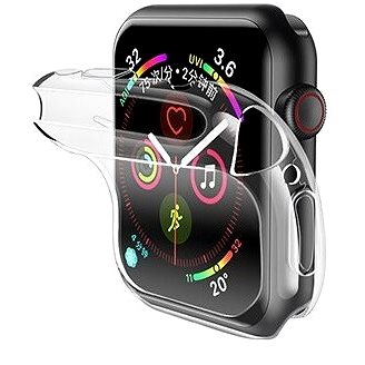 USAMS US-BH485 TPU Full Protective Case for Apple Watch 44mm Transparent