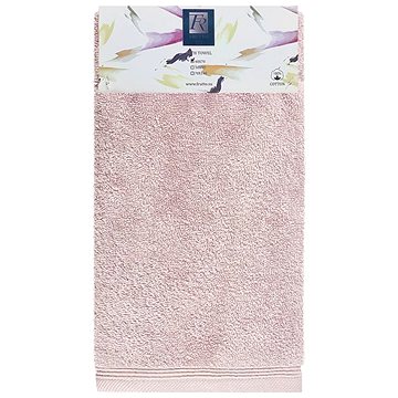 Frutto-Rosso - jednobarevný froté ručník - růžová - 40×70 cm, 100% bavlna