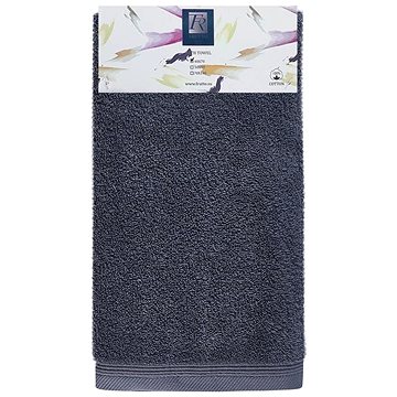 Frutto-Rosso - jednobarevný froté ručník - antracitová - 40×70 cm, 100% bavlna