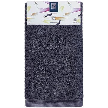 Frutto-Rosso - jednobarevný froté ručník - antracitová - 70×140 cm, 100% bavlna