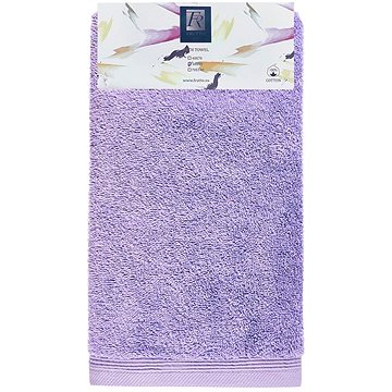 Frutto-Rosso - jednobarevný froté ručník - fialová - 50×90 cm, 100% bavlna