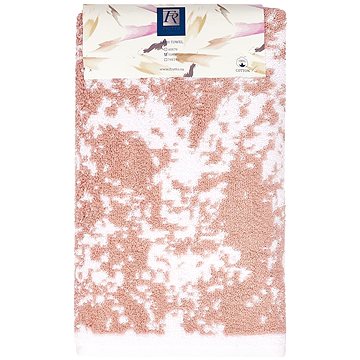 Frutto-Rosso - vícebarevný froté ručník - růžová - 50×90 cm, 100% bavlna