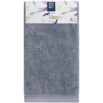 Frutto-Rosso - jednobarevný froté ručník - tmavě šedá - 70×140 cm, 100% bavlna