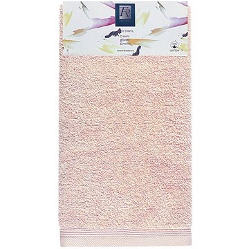 Frutto-Rosso - jednobarevný froté ručník - světle růžová - 50×90 cm, 100% bavlna