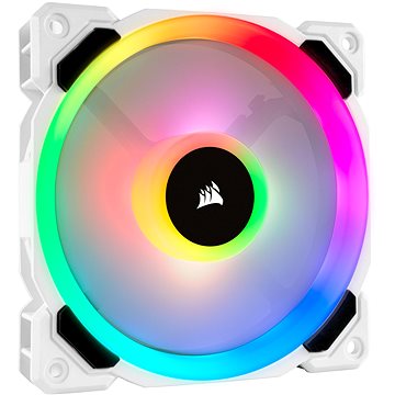 E-shop Corsair LL120 RGB 120mm Dual Light Loop White RGB LED PWM Fan - Single Pack