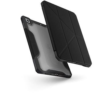 E-shop Uniq Trexa Antimikrobielles Cover für iPad 10,2" (2021/2020/2019) - schwarz