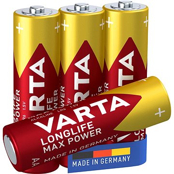 E-shop VARTA Alkaline Batterien Longlife Max Power AA - 4 Stück