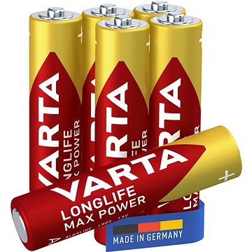 VARTA alkalická baterie Longlife Max Power AAA 4+2 ks