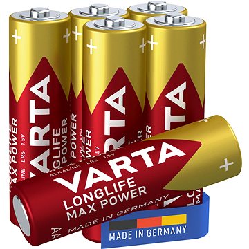 E-shop VARTA Alkaline-Batterien Longlife Max Power AA 4+2 Stück