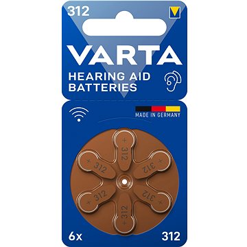 E-shop VARTA Hörgerätebatterien VARTA Hearing Aid Battery 312 6 Stück