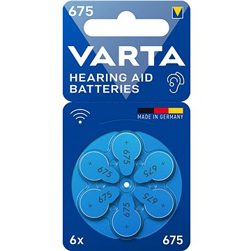 E-shop VARTA Hörgerätebatterien VARTA VARTA Hearing Aid Battery 675 6 St