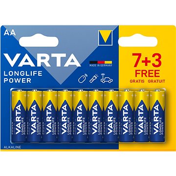 E-shop VARTA Longlife Power 7+3 AA (Double Blister)