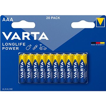 E-shop VARTA Longlife Power 20 AAA (Double Blister)