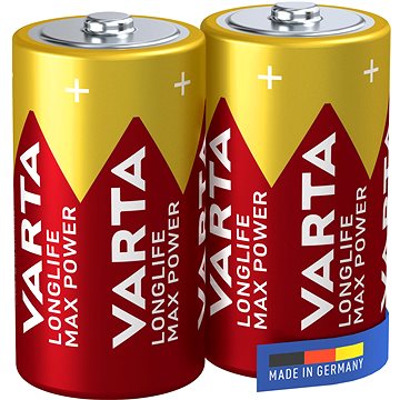 E-shop VARTA Alkalibatterie Longlife Max Power C 2 Stück