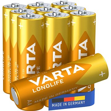 E-shop VARTA Longlife AA Alkaline Batterien 10 Stück (Doppelblister)