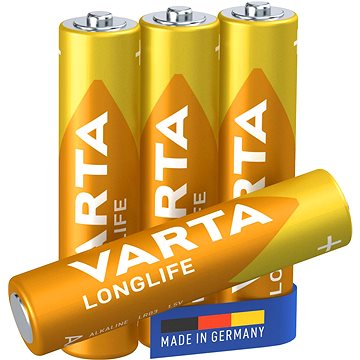 VARTA alkalická baterie Longlife AAA 4 ks