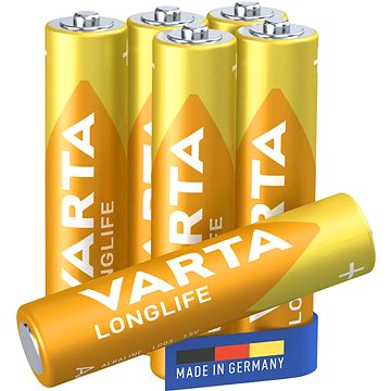 VARTA alkalická baterie Longlife AAA 4+2 ks