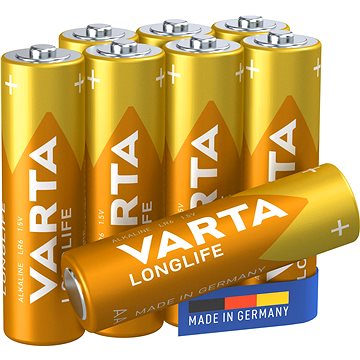 E-shop VARTA Alkaline-Batterien Longlife AA 8 Stück