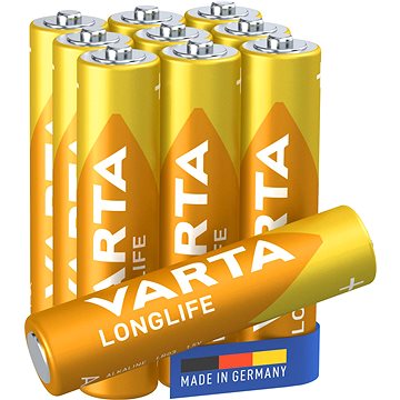 E-shop VARTA Alkaline-Batterien Longlife AAA 10 Stück