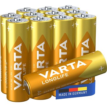 E-shop VARTA Longlife AA Alkalibatterien 12 Stück