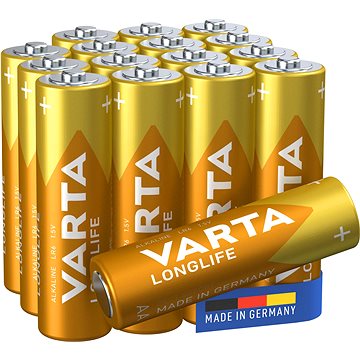 E-shop VARTA Longlife AA Alkalibatterien 16 Stück
