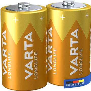 E-shop VARTA Alkalibatterie Longlife D 2 Stück