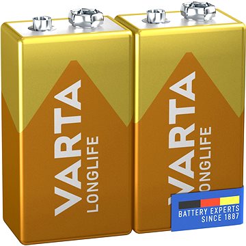 E-shop VARTA Alkalibatterie Longlife 9V 2 Stück