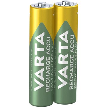 VARTA nabíjecí baterie Recharge Accu Recycled AAA 800 mAh R2U 2 ks