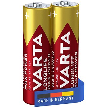 E-shop VARTA Alkaline-Batterien Longlife Max Power AA 2 Stück