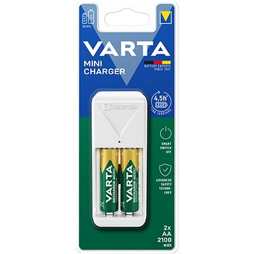 E-shop VARTA Ladegerät Mini Charger + 2 AA 2100 mAh