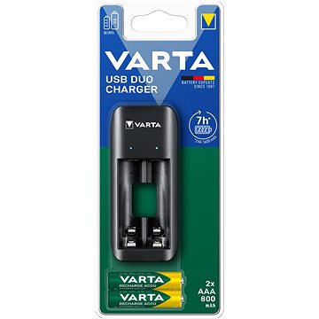E-shop VARTA Duo USB-Ladegerät + 2 AAA 800 mAh R2U