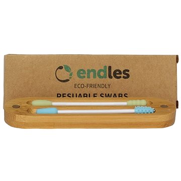 ENDLES by Econea znovupoužitelné tyčinky do uší a na make-up, 2 ks