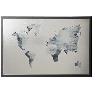 E-shop VICTORIA „World Map“ 40x60cm, schwarzer Rahmen