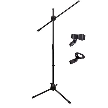 E-shop Veles-X 2 Mic Clips Boom Arm Tripod Microphone Stand
