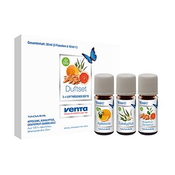 E-shop VENTA Natürlicher ätherischer Duft (Apfelsinen, Eukalyptus, Grapefruit-Sandelholz)