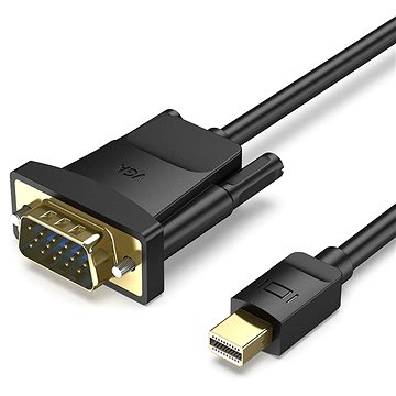 Vention Mini DP Male to VGA Male HD Cable 1m Black