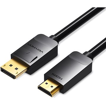 E-shop Vention DisplayPort (DP) to HDMI Cable 1.5 m Black