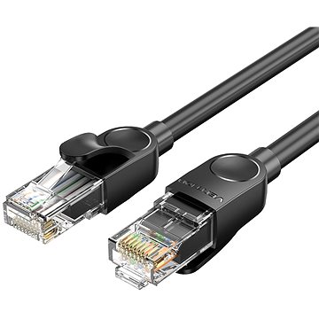 E-shop Vention Cat 6 UTP Ethernet Patch Cable 0.5M Black