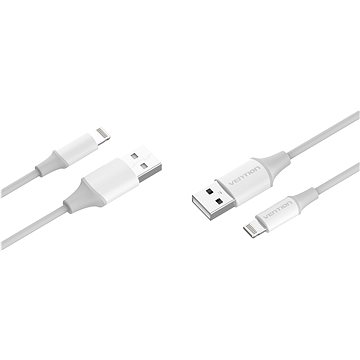 E-shop Vention USB to Lightning MFi Cable 1m White