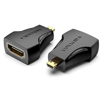 E-shop Vention Micro HDMI (M) to HDMI (F) Adapter Black
