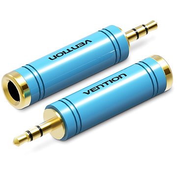 E-shop Vention 3.5mm Jack (M) to 6.3mm (F) Adapter Blue