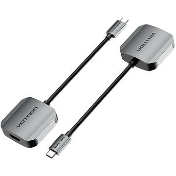 E-shop Vention USB-C to HDMI Converter 0.15M Gray Aluminum Alloy Type